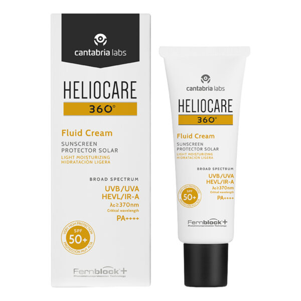 Heliocare 360º Fluid – Солнцезащитный крем-флюид с SPF 50+, 50 мл
